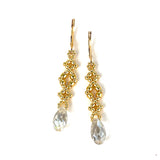 Vintage-Inspired Oblong Briolette Earrings