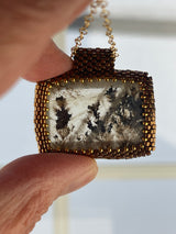 Scenic Dendritic Quartz Pendant
