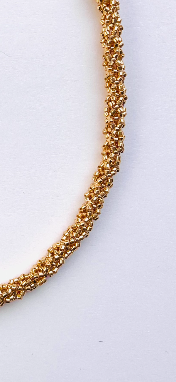 Fine Beaded Round Chain