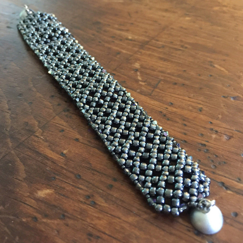 Cuff Bracelet - Diamond Design