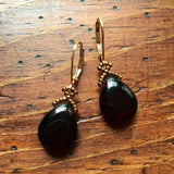 Czech Glass Dangle Earrings