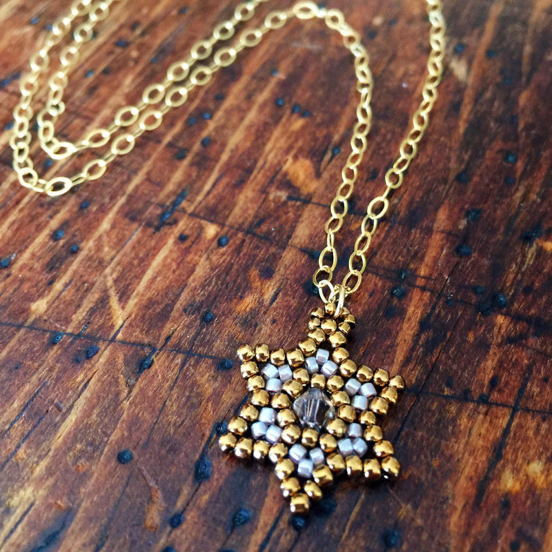 Jewish Star Pendant Necklace