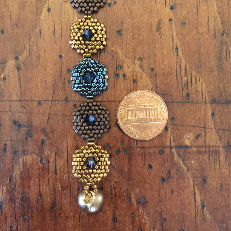 Hexagon Tri-Tone Bracelet