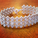 "Diamond" Cuff Bracelet