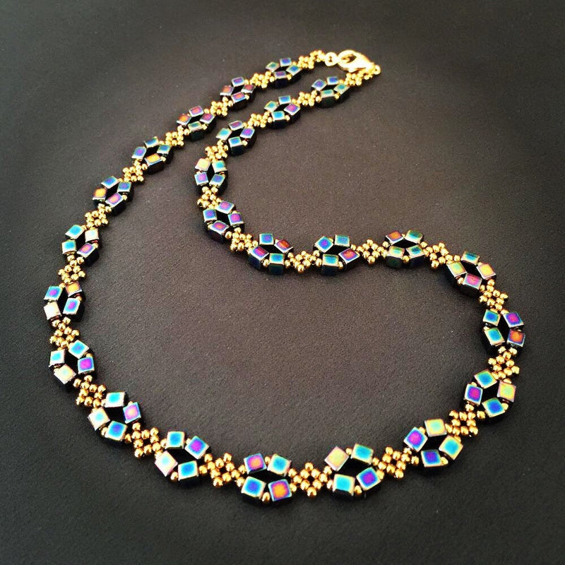 Rainbow Metallic Necklace
