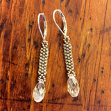 Classic Crystal Column Earrings