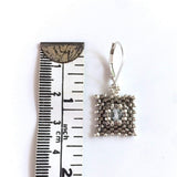 Dainty Square Deco Earrings and/or Pendant