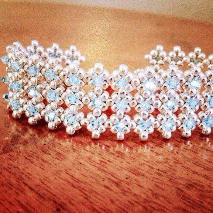 "Diamond" Cuff Bracelet
