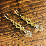 Vintage-Inspired Oblong Briolette Earrings