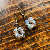 Czech Glass "Diamond" Earrings