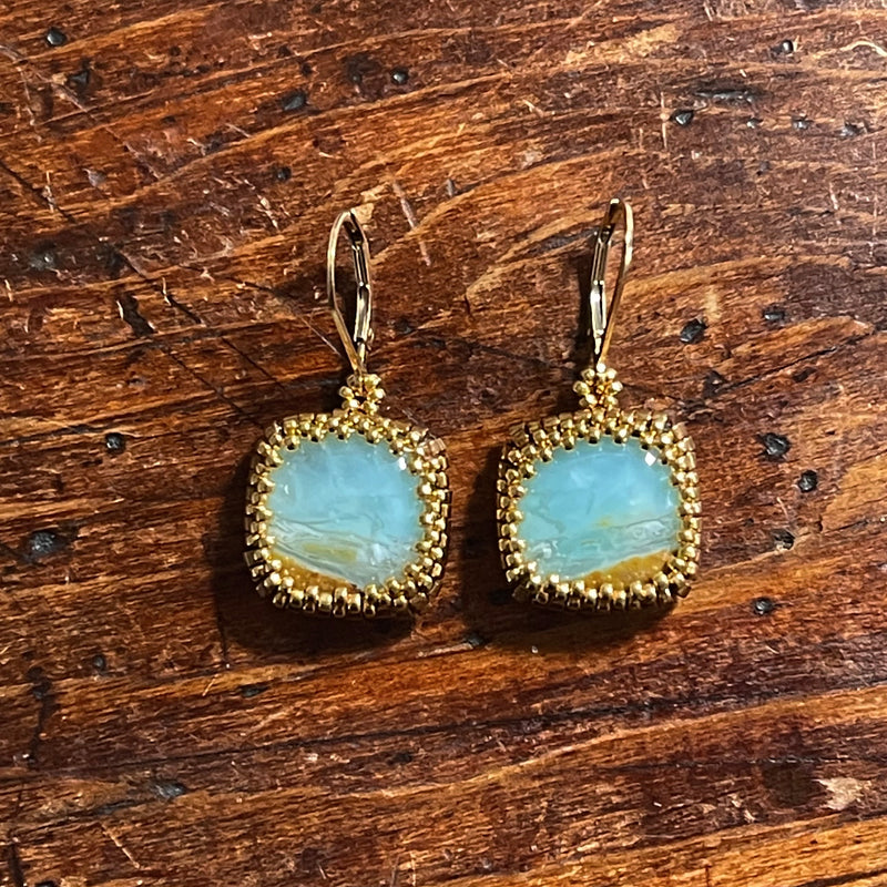 Peruvian Opal Earrings