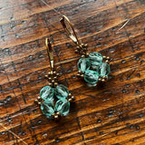 Czech Glass "Diamond" Earrings