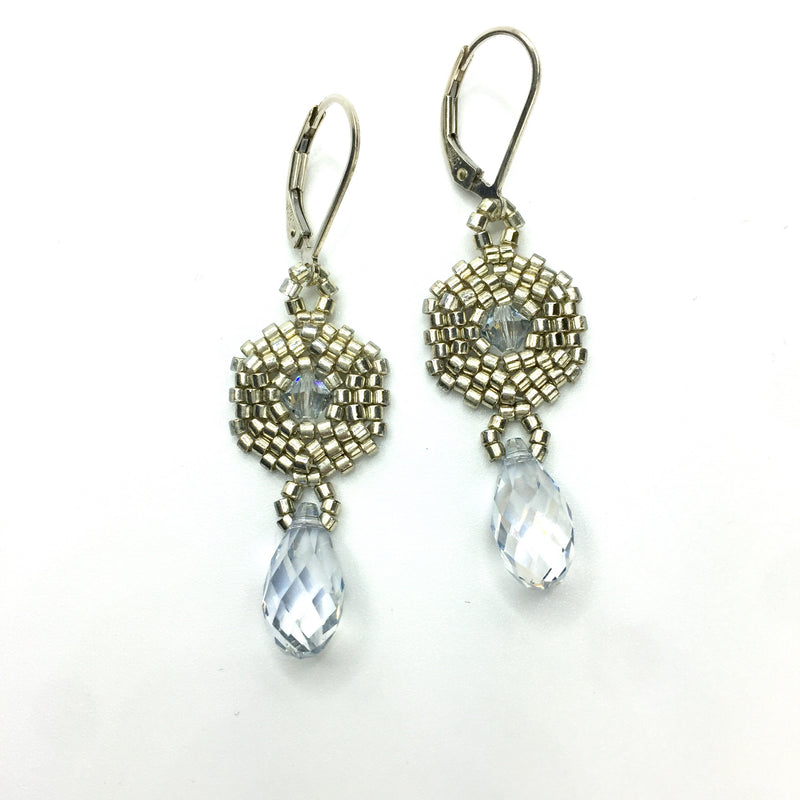 Hexagon Briolette Earrings
