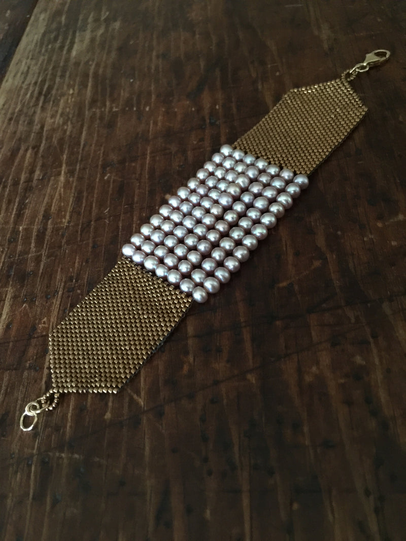 Freshwater Pearl Cuff Bracelet