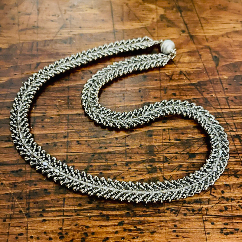 Flat Spiral Necklace
